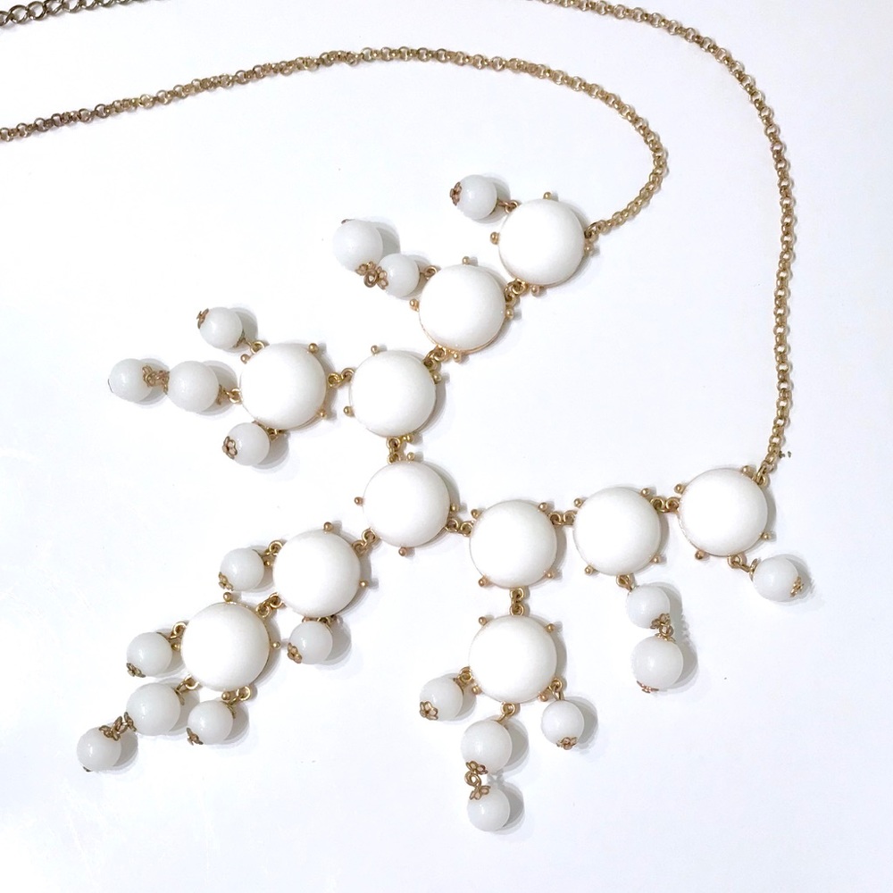 MINI BUBBLE NECKLACE • WHITE